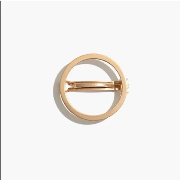 NWT Madewell Chunky Circle Hair Clip - Picture 2 of 6